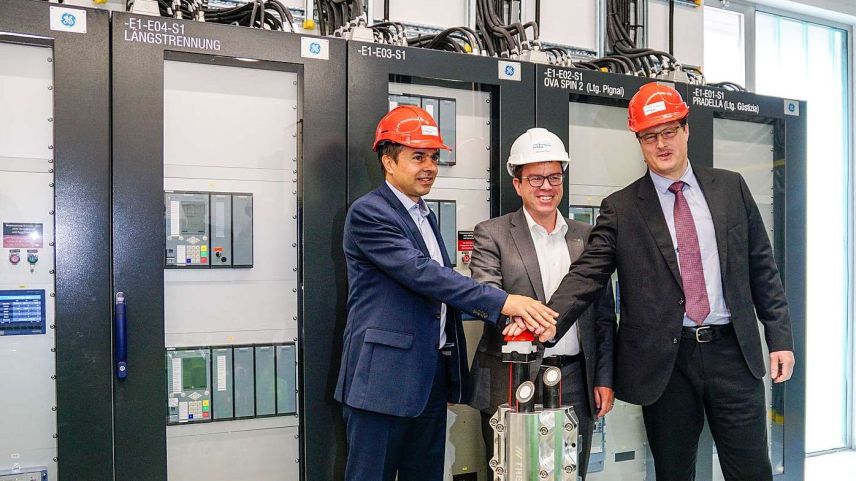 Am 29. August erfolgte die Inbetriebnahme der neuen Hochspannungs-Kabelleitung zwischen Scuol Pradella und Zernez. Foto: Jon Duschletta