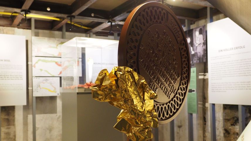 Blick in die aktuelle Ausstellung in der La Tuor