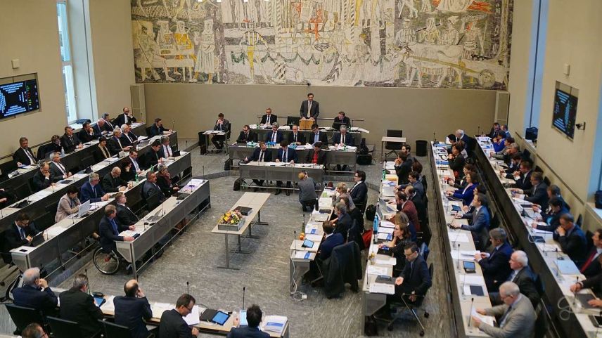 Februarsession des Grossen Rates. Foto: Jon Duschletta