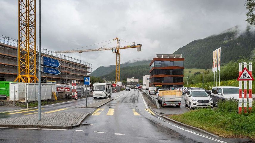 Die Bevölkerung von Samedan entscheidet sich gegen die Langsamverkehrsverbindung nach Cho d'Punt (Foto: Dan Zaugg).