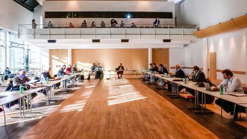 Präsidentenkonferenz der Region Maloja. Foto: Jon Duschletta  