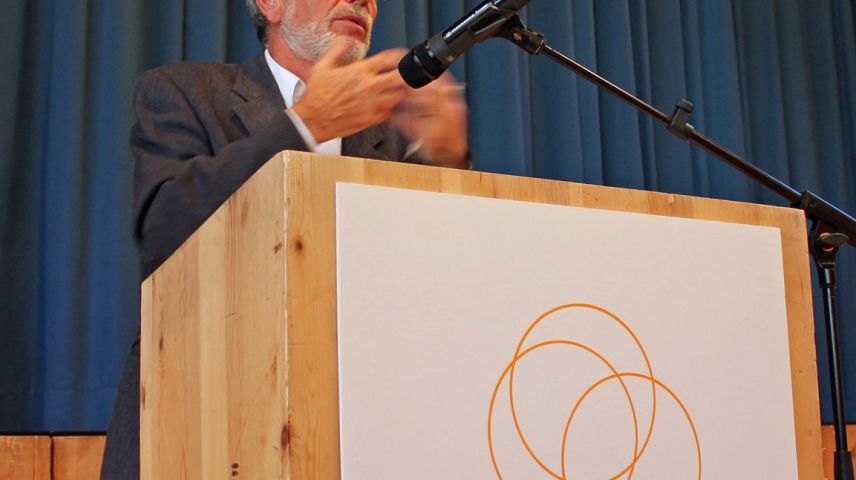 Johannes Flury es daspö ün on president da la Lia Rumantscha (fotografia: Lia Rumantscha).