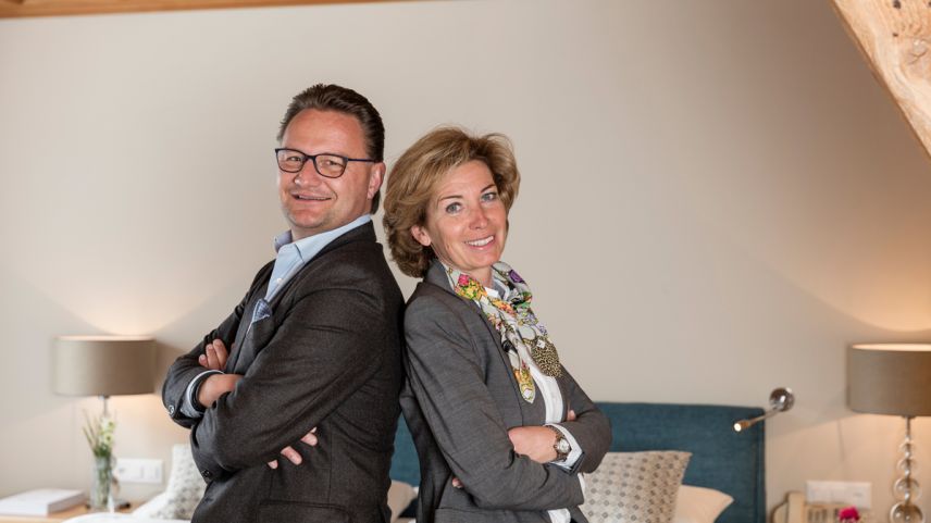 Das erfolgreiche Hotelierehepaar Walther. Foto: z. Vfg. 