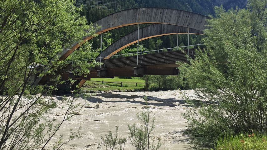 Das Bild zeigt die Brücke bei San Niclà in Strada (Foto: Nicolo Bass).