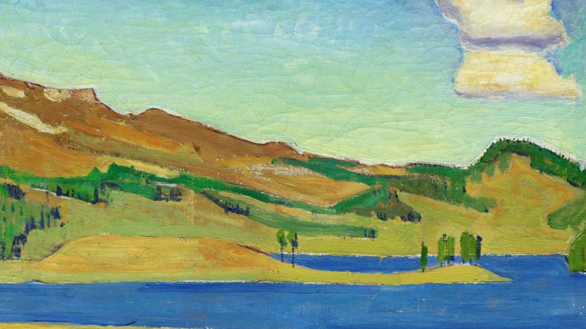 «Der Champfèrsee» ist eines von nur wenigen Engadiner Motiven von Ferdinand Hodler (1853-1918). foto: Sotheby's.com 