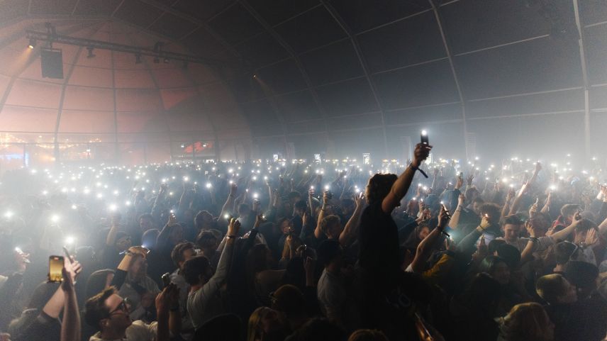 Die Crowd im "Dom", einem Schauplatz des Festivals. 