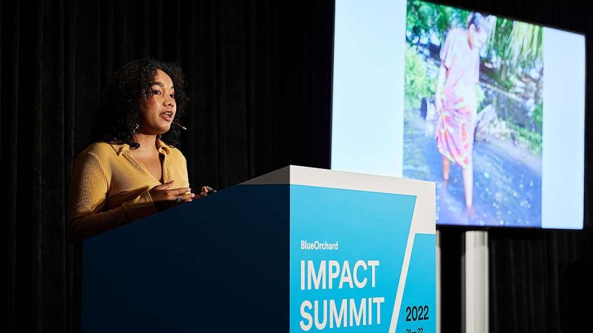 Foto: BlueOrchard Impact Summit/Henry Schulz