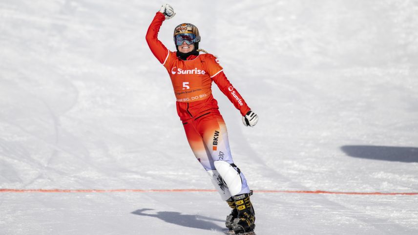 Julie Zogg fährt in Scuol auf den dritten Rang. Foto: Mayk Wendt