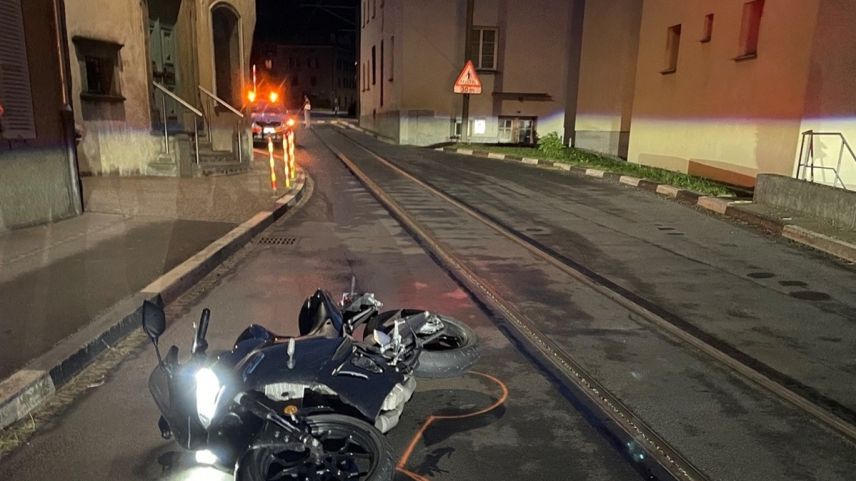 Die Unfallstelle in Poschiavo. Foto: Kapo