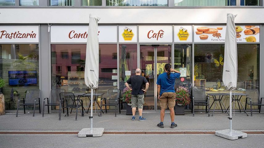 Die Pastizaria Cantieni hat aus Personalmangel jeweils am Montag geschlossen. Foto: Mayk Wendt