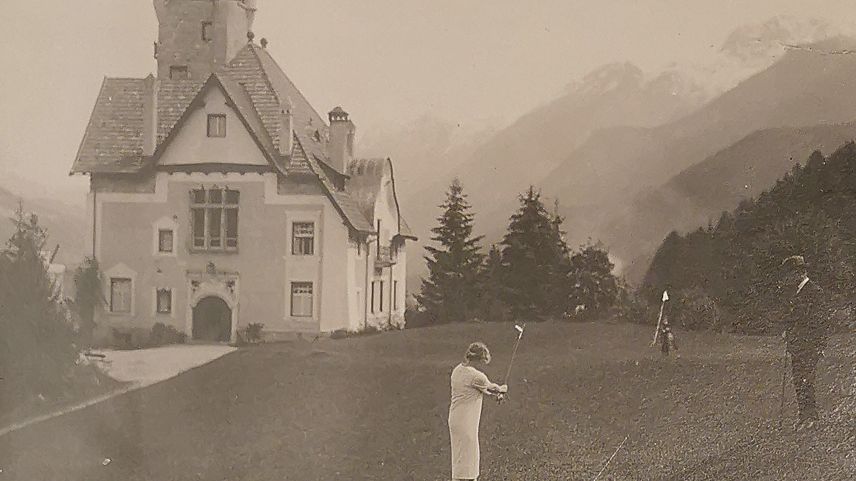 Der Golfplatz wurde ursprünglich  für die Kurgäste der Hotels in Vulpera angelegt. Foto: z.V.g.