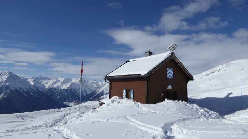 La Chamonna Cler, la quala la Società da skiunzs Ardez ha fabrichà dal 1934 (fotografia: mad).