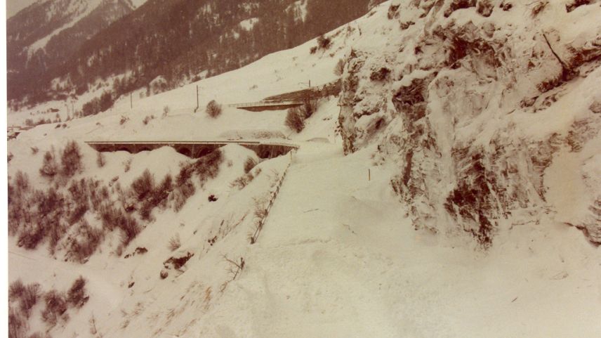 Gonda am Tag des Lawinenunglücks, dem 7. Februar 1999. Foto: Peder Caviezel