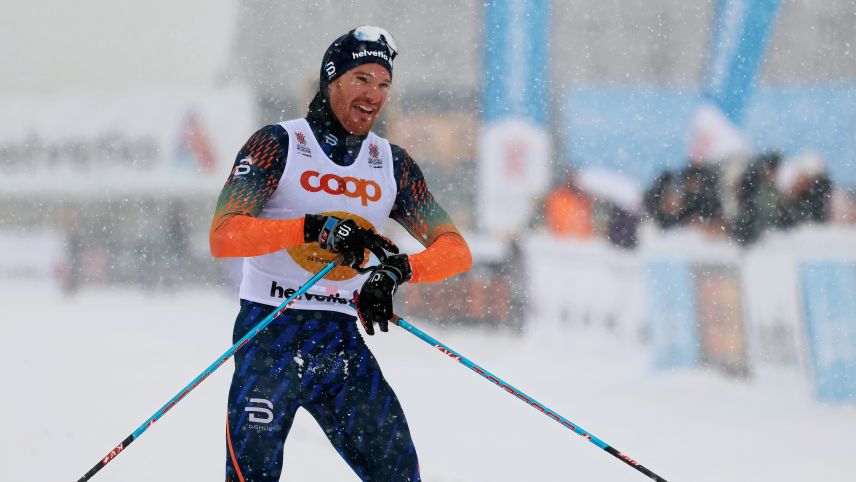 Dario Cologna wurde als bester Schweizer Vierter. Foto: swiss-image.ch/Bild Andy Mettler