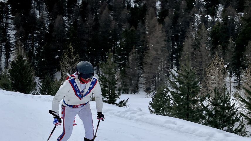 Ein Superheld auf der Zielgeraden.  Foto: Fadrina Hofmann