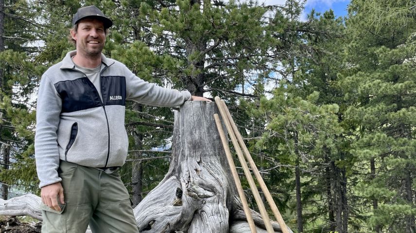 Lukas Häusler ist Experte, was den Trailunterhalt angeht. Foto: Fadrina Hofmann