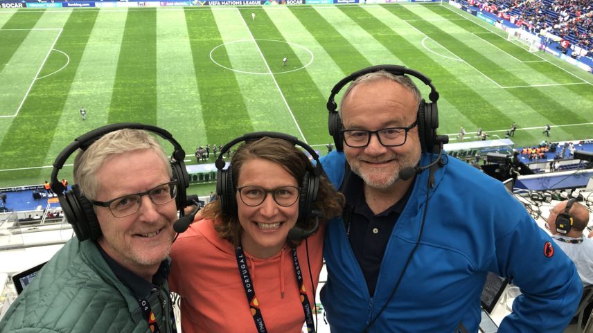 Peter Schnyder, Kathrin Lehmann und Marcel Melcher (von links). Foto: Kathrin Lehmann