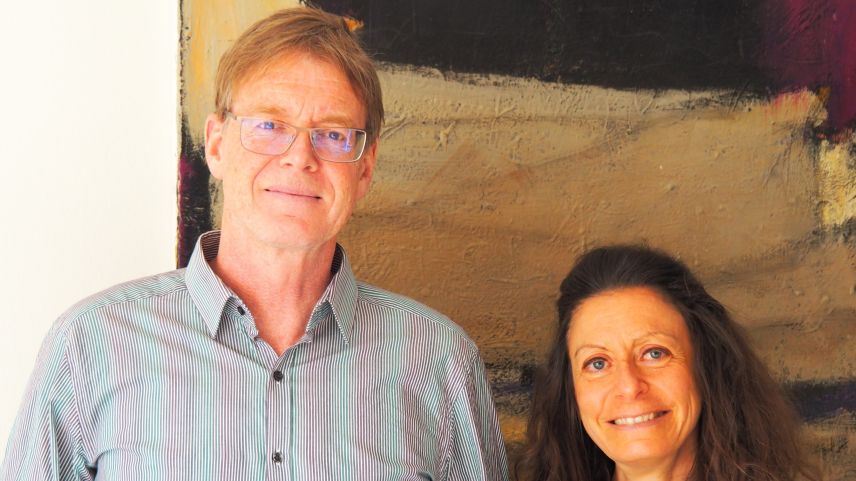 Die Autoren Joachim Jung und Mirella Carbone. Foto: z.Vfg.