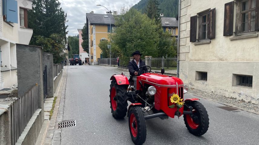 Impressionen vom Alpabzug in Celerina. Foto: Reto Stifel