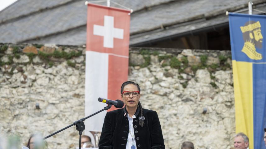 La presidenta cumünala fin qua: Gabriella Binkert Becchetti. Foto: Mayk Wendt