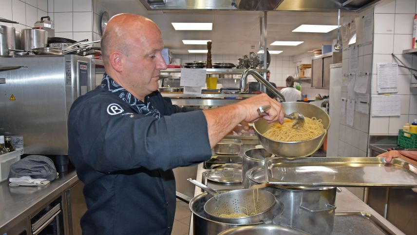 Claudio Zanolari liebt Herausforderungen, aber auch einfache Spaghettigerichte brauchen Hingabe.