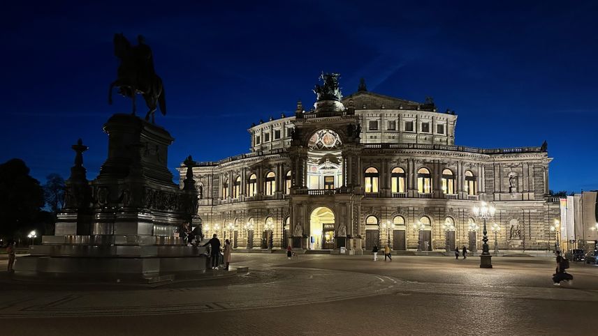 Kulturhalt in der Semper-Oper in Dresden. Foto: Daniel Müller