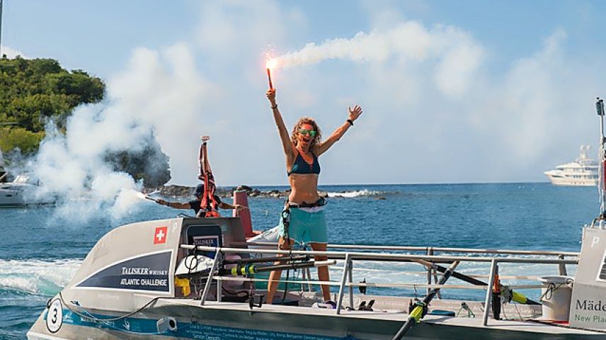 Angekommen: Die karibische Insel Antigua ist das Ziel der Atlantic Challange. 