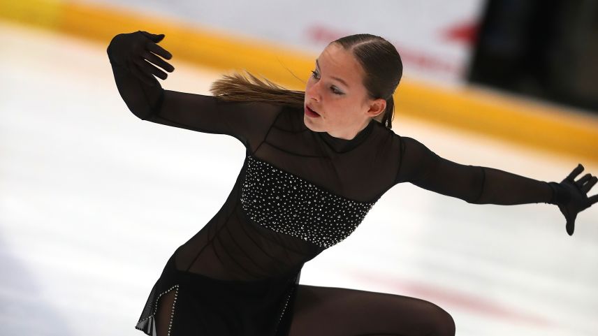 Emma Brutloff bei ihrer Vorführung. Foto: Nicole Keyen