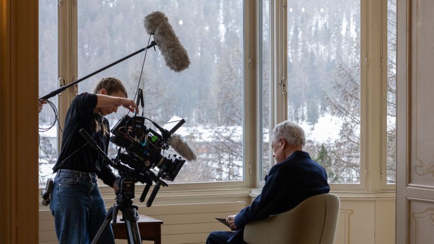 Gewisse Szenen wurden im Hotel Saratz gedreht. Foto: Zenka Films