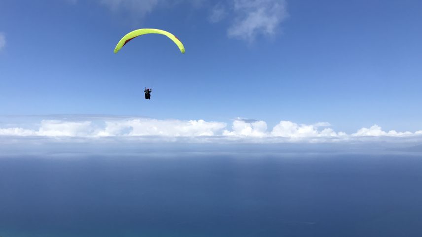 Lieber mit dem Schirm fliegen als mit dem Flugzeug? 