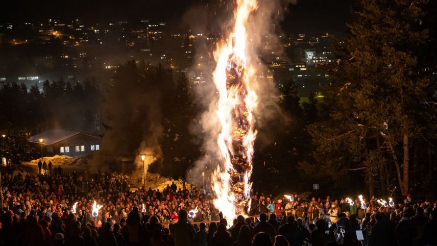 Ün'attracziun per indigens e giasts. fotografia: Dominik Täuber