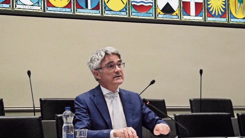 Der zuständige Regierungsrat Mario Cavigelli spricht im Zusammenhang mit der Wasserkraftstrategie des Kantons auch von Generationenversprechen. Foto: Reto Stifel