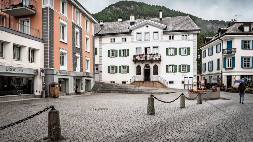 Ein ausgestorbenes Dorfzentrum - sieht so die Zukunft von Samedan aus? Foto: Denise Kley