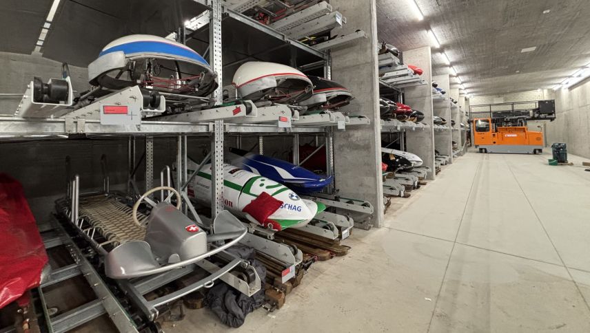 Einblick ins Cresta- und Bobmuseum in St. Moritz-Dorf. Foto: Sabrina von Elten