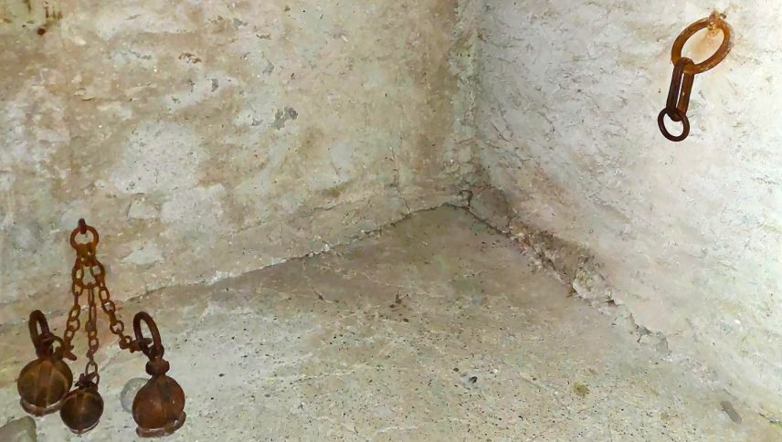Orte des Grauens: Kerker und Folterkammer im Pretorio von Vicosoprano, das heute ein Museum ist. Foto: Barbara Esther Siegrist