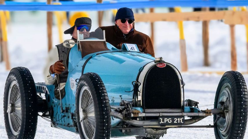 Schöne und seltene Fahrzeuge zeigten sich in St.Moritz. Foto: fotoswiss.com/Giancarlo Cattaneo