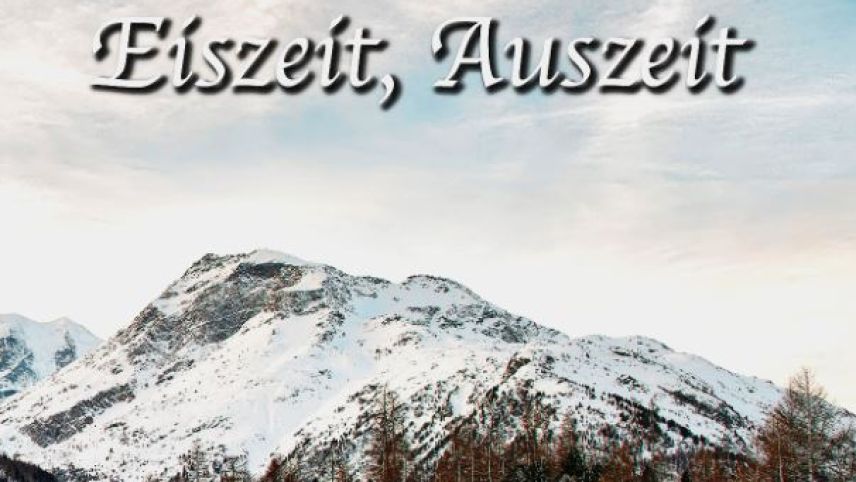 Der Buchumschlag von Arquints neustem Werk «Eiszeit, Auszeit» Foto: Z. Vfg

