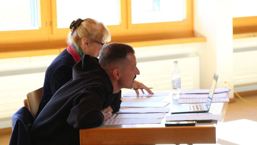 Impressionen der Probe. Foto: Stefanie Wick Widmer