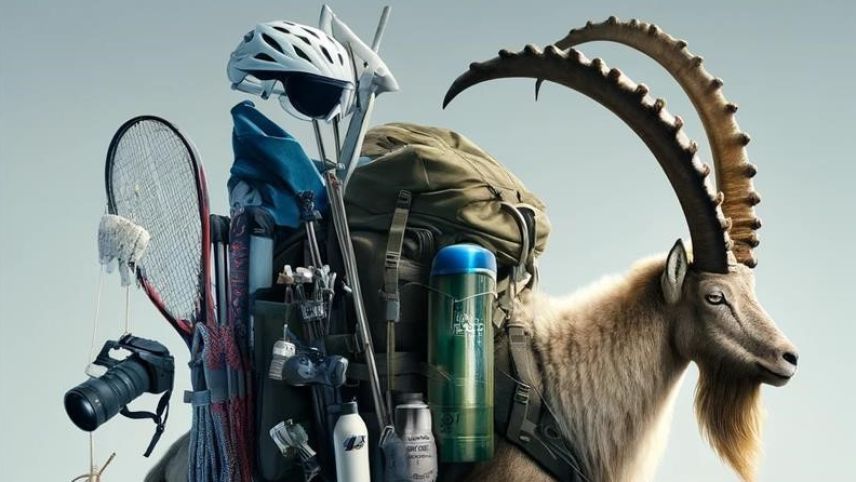 Welchen Sport treiben Engadinerinnen und Engadiner? Die Künstliche Intelligenz antwortet mit diesem Bild. Generiert auf Midjourney