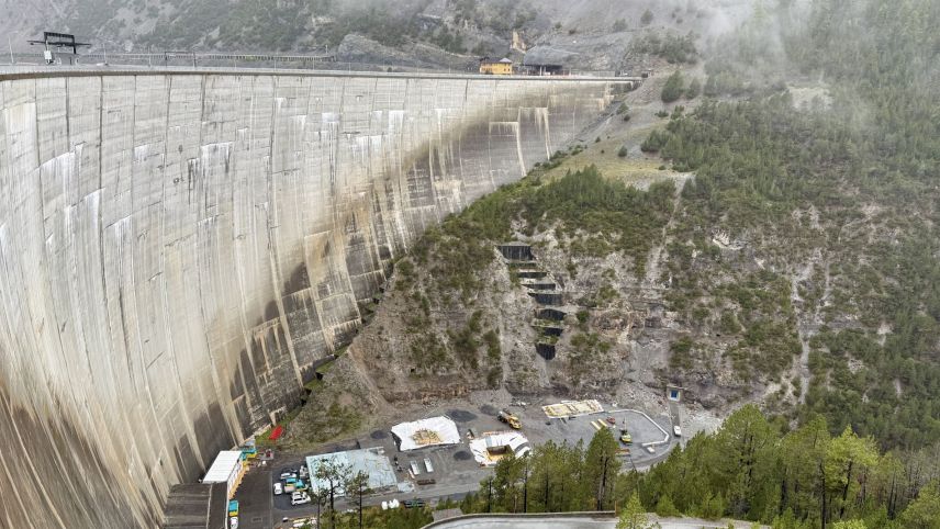 Der Bauplatz in Punt dal Gall. Foto: Fadrina Hofmann