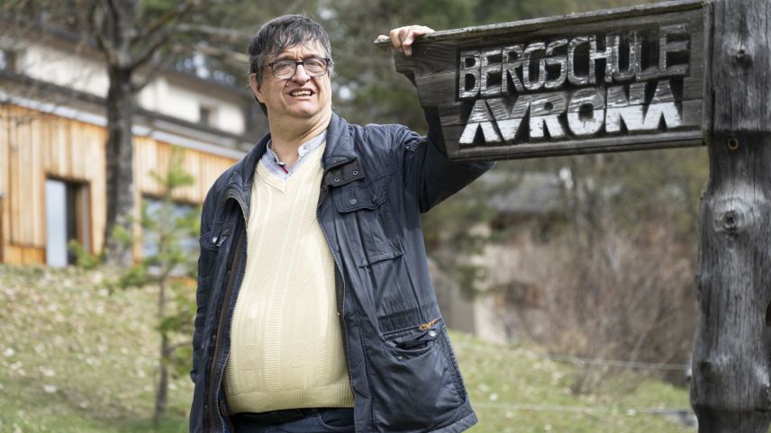 Der heute 55- jährige Laurent Reding kommt aus Luxemburg und sagt, er habe der Bergschule Avrona vieles zu verdanken. Foto: Mayk Wendt
