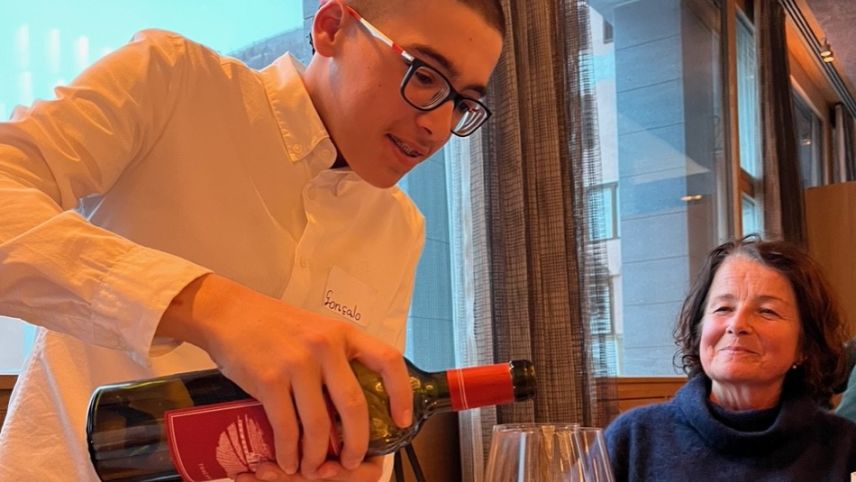 Servieren wie die Profis. Foto: Markus Keller