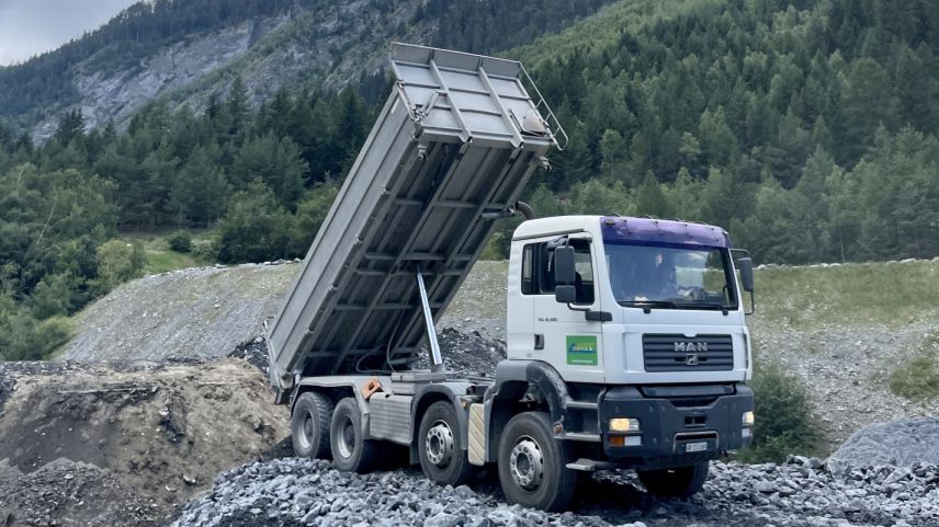 Die Deponie Pra Dadora ist ihr Arbeitsplatz. Foto: Fadrina Hofmann