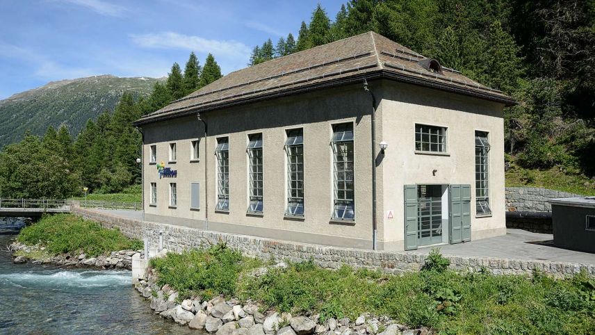 Mit dem Kraftwerk Islas produziert St. Moritz Energie rund ein Sechstel des benötigten Stroms. Foto: St. Moritz Energie
