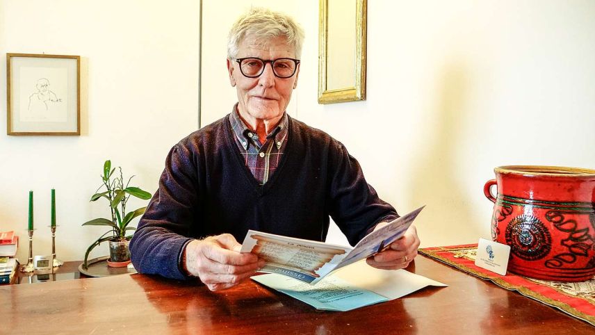 Der 87-jährige Romano Lisignoli stammt aus Borgonuovo di Piuro und lebt seit 1958 in St. Moritz. Seit Bestehen der Famiglia Valtellinese in Engadina engagiert er sich für den Verein, den er auch mal präsidierte. Foto: Jon Duschletta