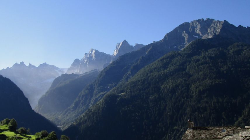 Blick auf den Piz Badile. Foto: Katharina von Salis