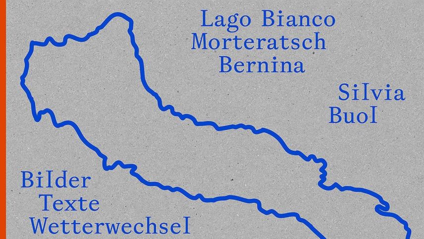 Silvia Buol untersucht in «Lago Bianco, Morteratsch, Bernina -Bilder, Texte, Wetterwechsel» künstlerisch die Veränderungen in der Landschaft. Foto: z. Vfg