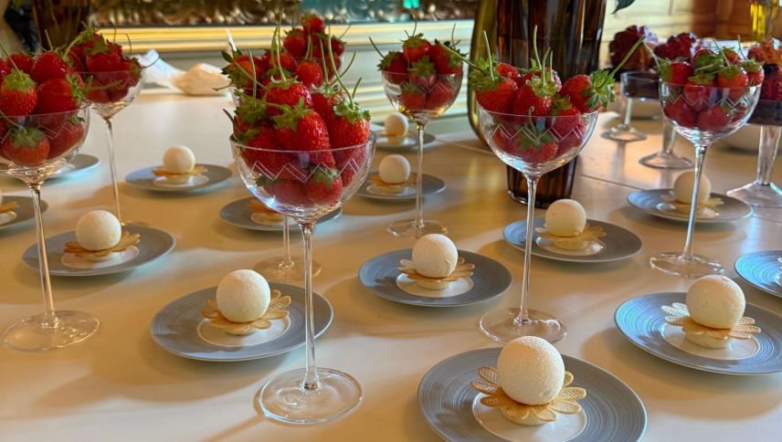 Dessert à la Gerber. Foto: Badrutt's Palace Hotel