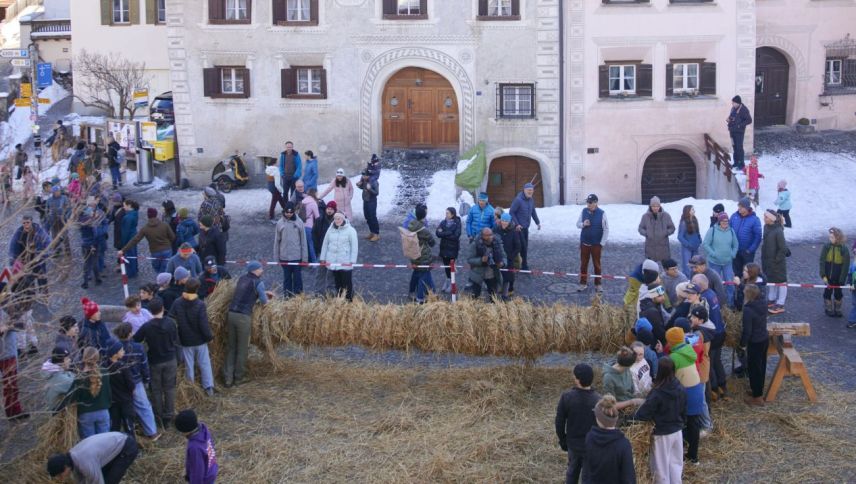 Plaz wird zum Bauplatz für den Hom Strom.  Foto: Maurice Haas