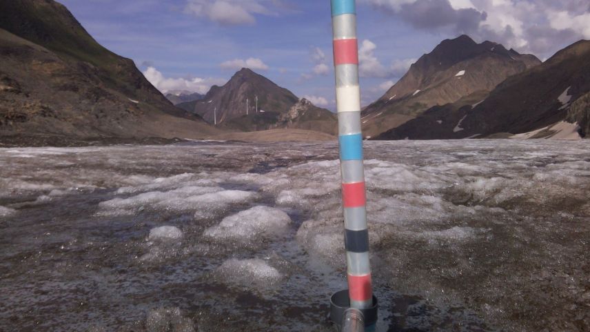 Die Markierungen helfen bei den Messungen. Foto: Noel Frey